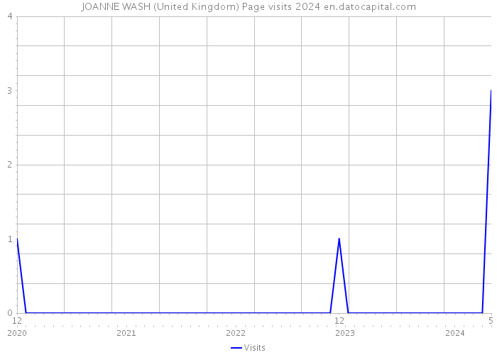JOANNE WASH (United Kingdom) Page visits 2024 