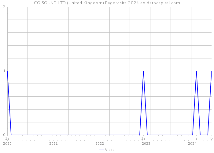 CO SOUND LTD (United Kingdom) Page visits 2024 