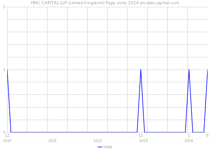 HMC CAPITAL LLP (United Kingdom) Page visits 2024 