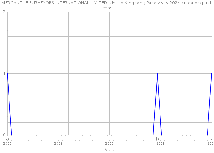 MERCANTILE SURVEYORS INTERNATIONAL LIMITED (United Kingdom) Page visits 2024 