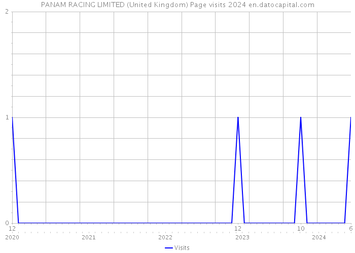 PANAM RACING LIMITED (United Kingdom) Page visits 2024 