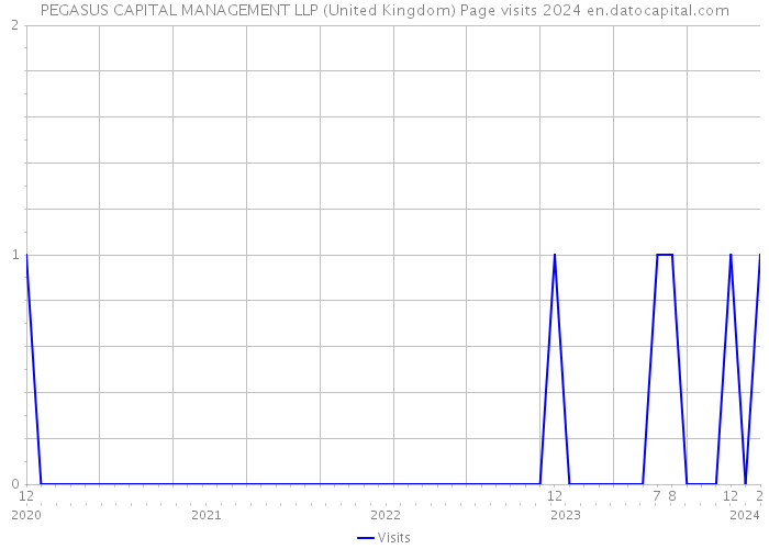 PEGASUS CAPITAL MANAGEMENT LLP (United Kingdom) Page visits 2024 