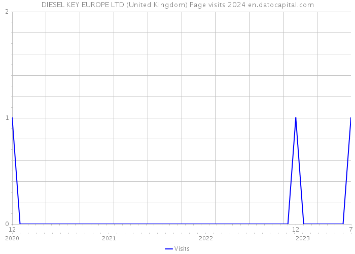 DIESEL KEY EUROPE LTD (United Kingdom) Page visits 2024 