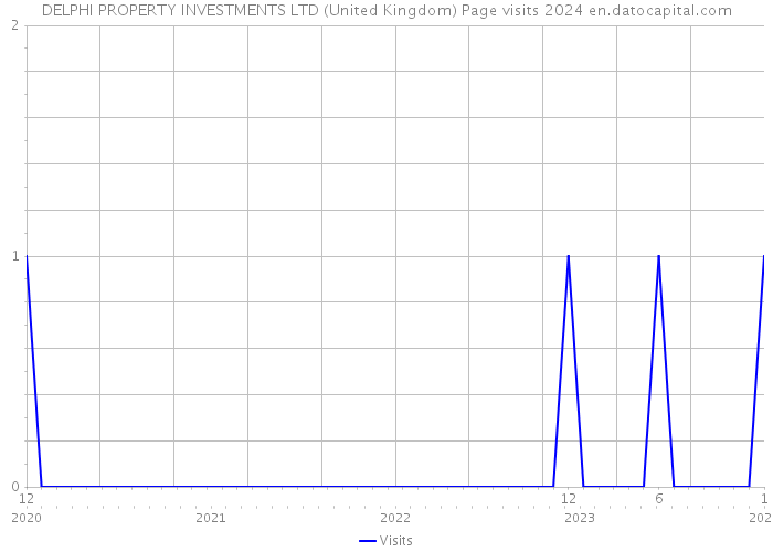 DELPHI PROPERTY INVESTMENTS LTD (United Kingdom) Page visits 2024 
