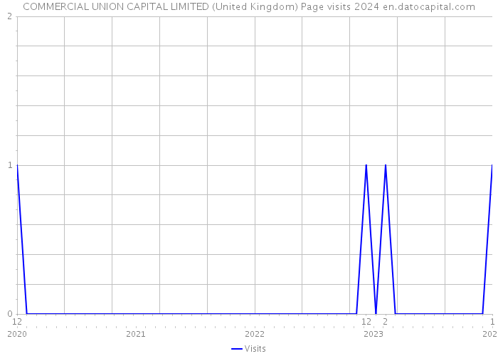 COMMERCIAL UNION CAPITAL LIMITED (United Kingdom) Page visits 2024 