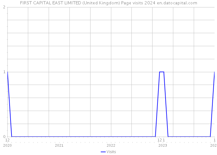 FIRST CAPITAL EAST LIMITED (United Kingdom) Page visits 2024 