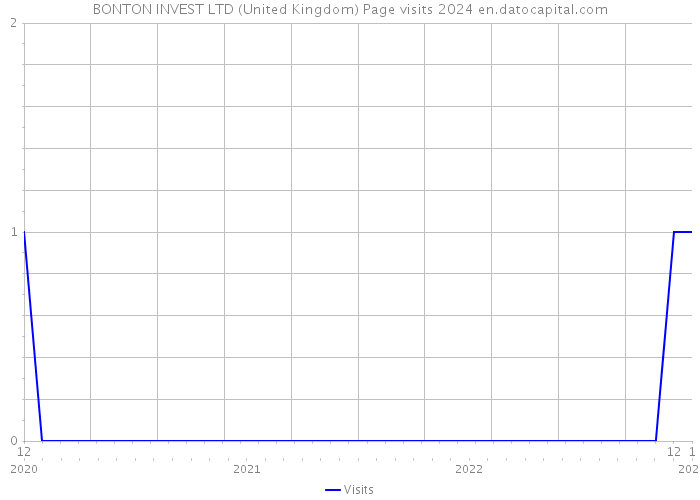 BONTON INVEST LTD (United Kingdom) Page visits 2024 
