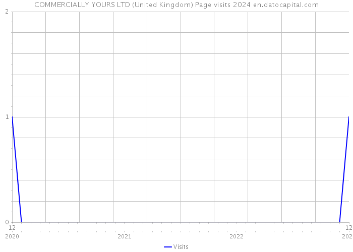 COMMERCIALLY YOURS LTD (United Kingdom) Page visits 2024 