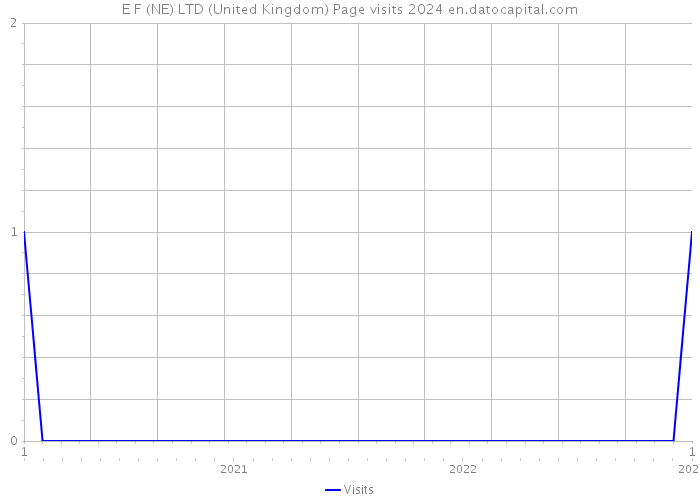 E F (NE) LTD (United Kingdom) Page visits 2024 