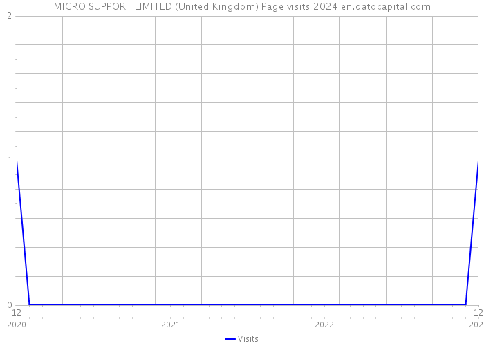 MICRO SUPPORT LIMITED (United Kingdom) Page visits 2024 