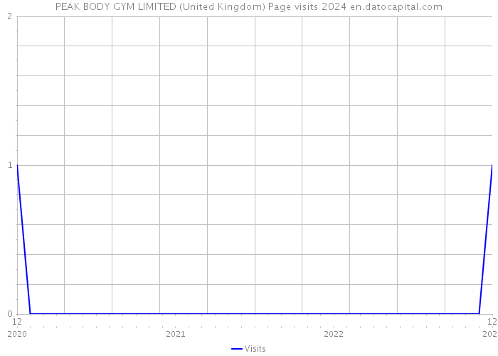 PEAK BODY GYM LIMITED (United Kingdom) Page visits 2024 