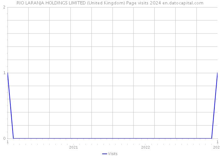 RIO LARANJA HOLDINGS LIMITED (United Kingdom) Page visits 2024 