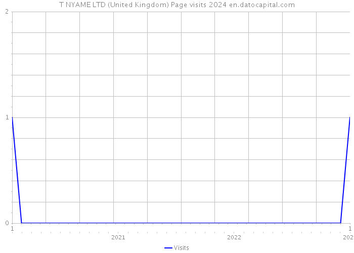 T NYAME LTD (United Kingdom) Page visits 2024 