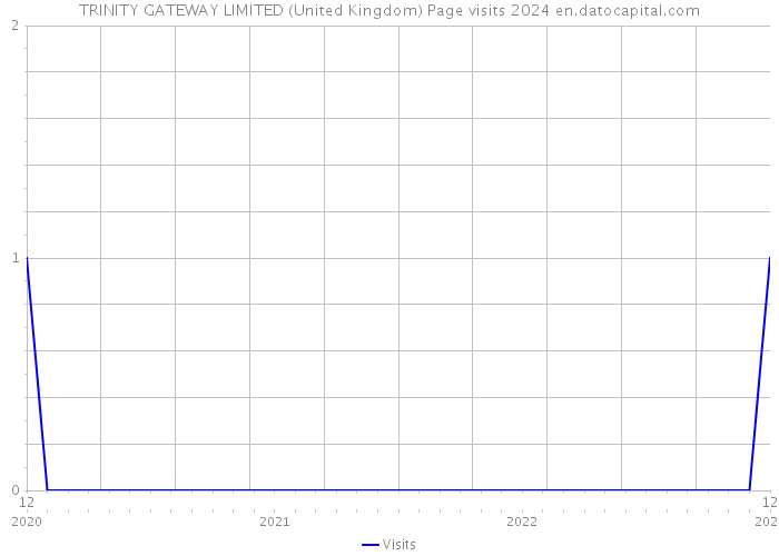 TRINITY GATEWAY LIMITED (United Kingdom) Page visits 2024 