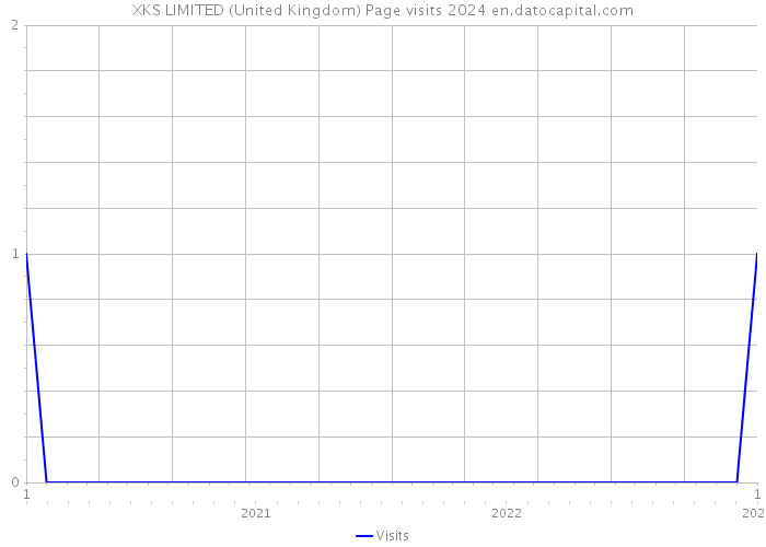 XKS LIMITED (United Kingdom) Page visits 2024 