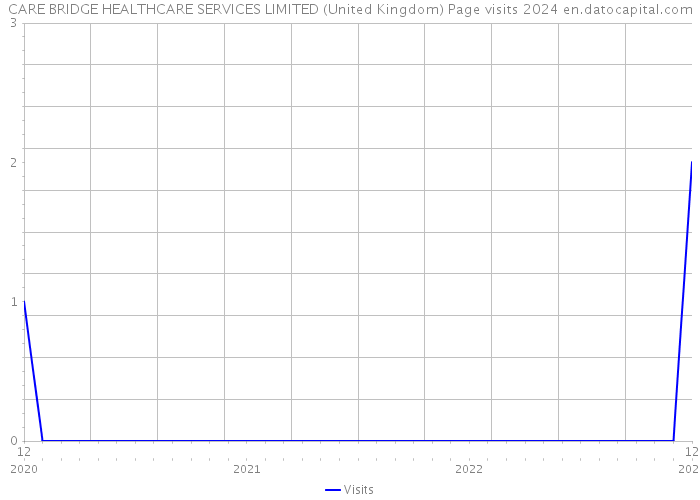 CARE BRIDGE HEALTHCARE SERVICES LIMITED (United Kingdom) Page visits 2024 