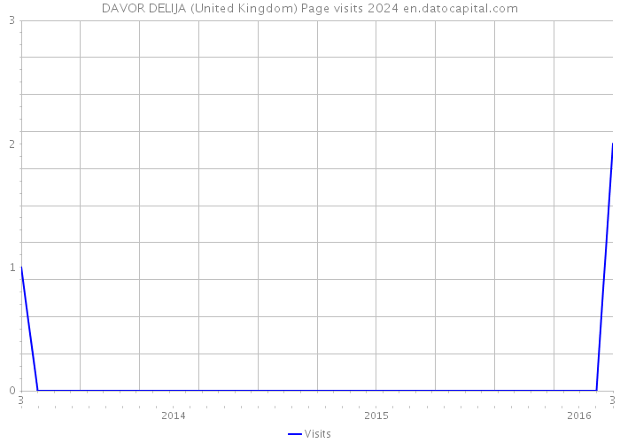 DAVOR DELIJA (United Kingdom) Page visits 2024 