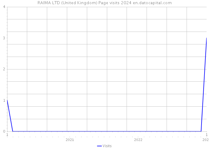 RAIMA LTD (United Kingdom) Page visits 2024 