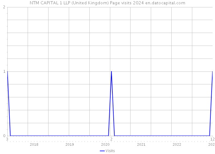 NTM CAPITAL 1 LLP (United Kingdom) Page visits 2024 