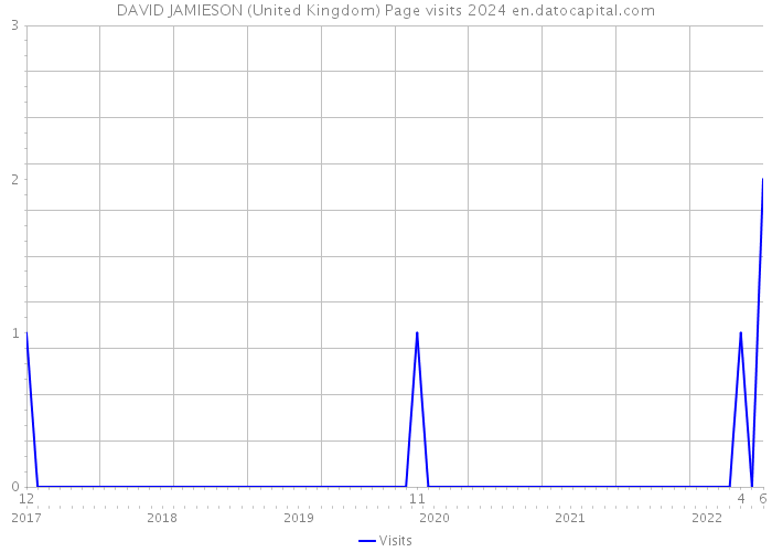 DAVID JAMIESON (United Kingdom) Page visits 2024 
