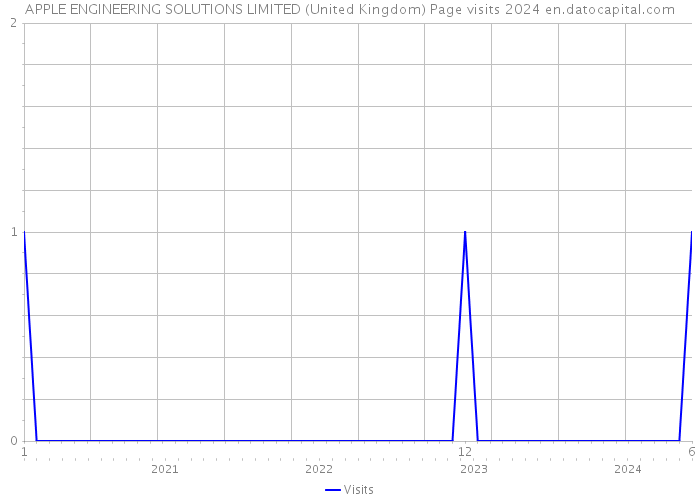 APPLE ENGINEERING SOLUTIONS LIMITED (United Kingdom) Page visits 2024 