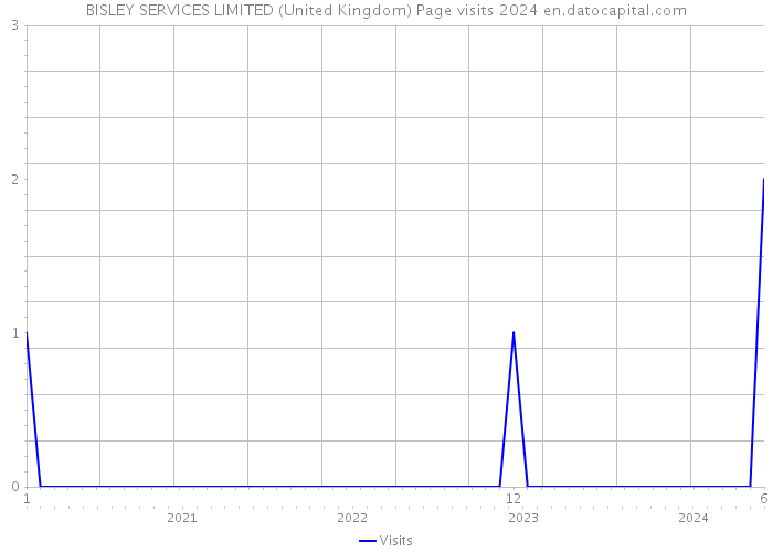 BISLEY SERVICES LIMITED (United Kingdom) Page visits 2024 