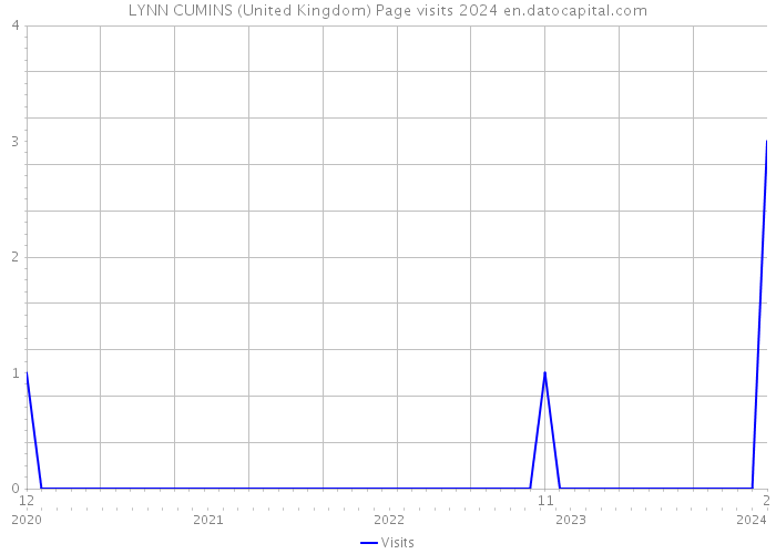 LYNN CUMINS (United Kingdom) Page visits 2024 