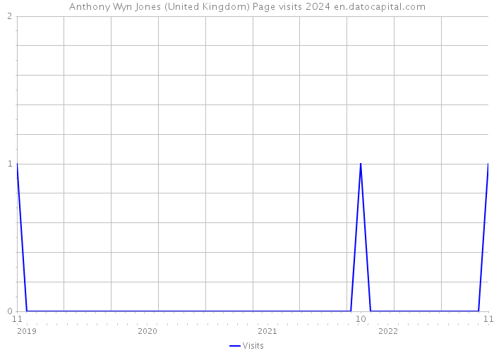 Anthony Wyn Jones (United Kingdom) Page visits 2024 