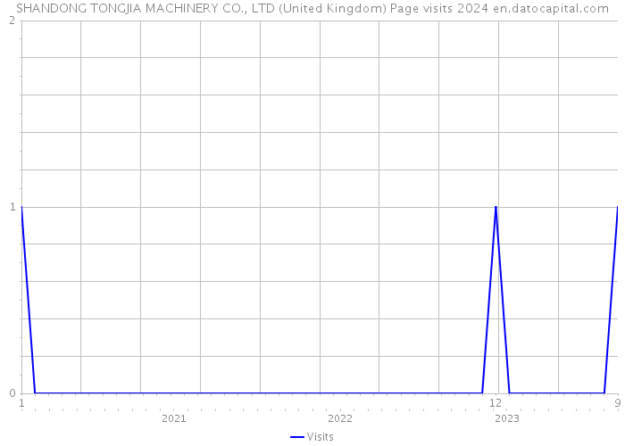 SHANDONG TONGJIA MACHINERY CO., LTD (United Kingdom) Page visits 2024 