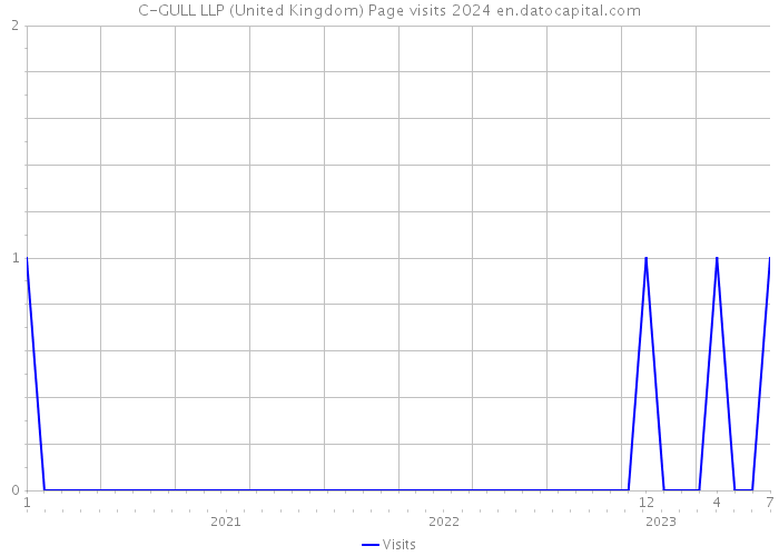 C-GULL LLP (United Kingdom) Page visits 2024 