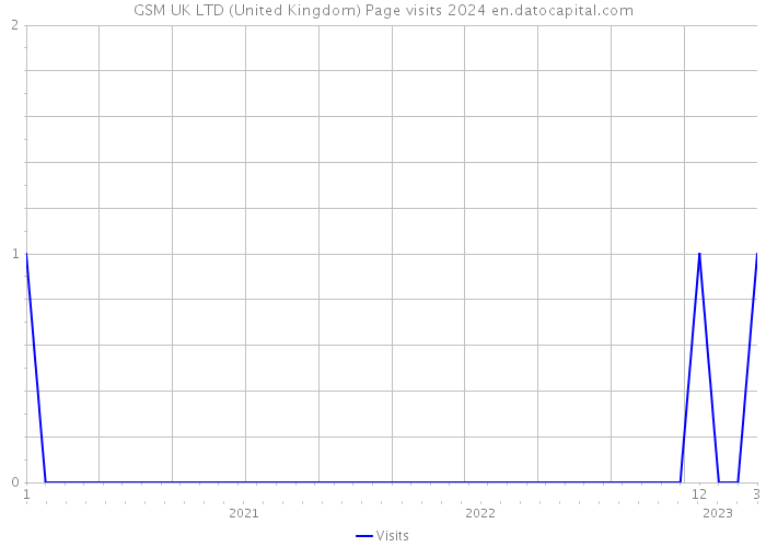 GSM UK LTD (United Kingdom) Page visits 2024 