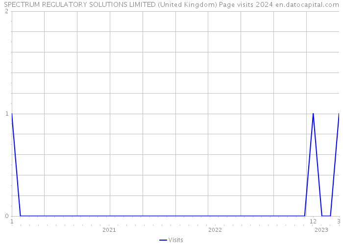 SPECTRUM REGULATORY SOLUTIONS LIMITED (United Kingdom) Page visits 2024 