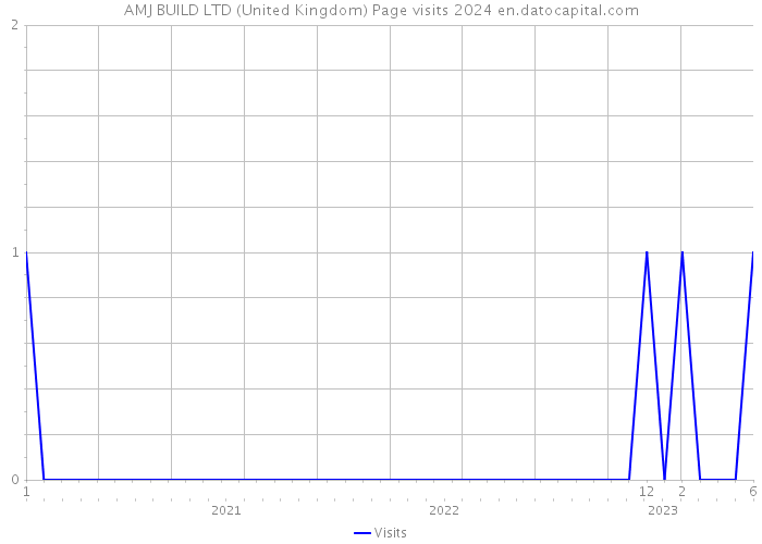 AMJ BUILD LTD (United Kingdom) Page visits 2024 