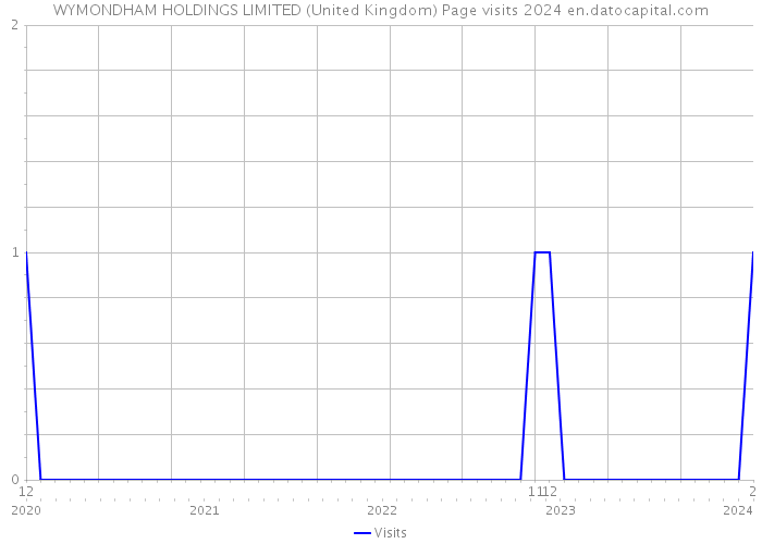 WYMONDHAM HOLDINGS LIMITED (United Kingdom) Page visits 2024 