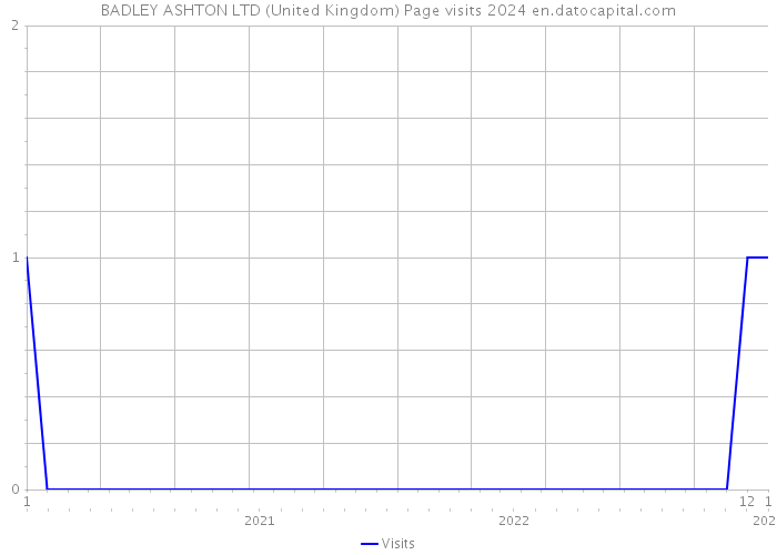 BADLEY ASHTON LTD (United Kingdom) Page visits 2024 