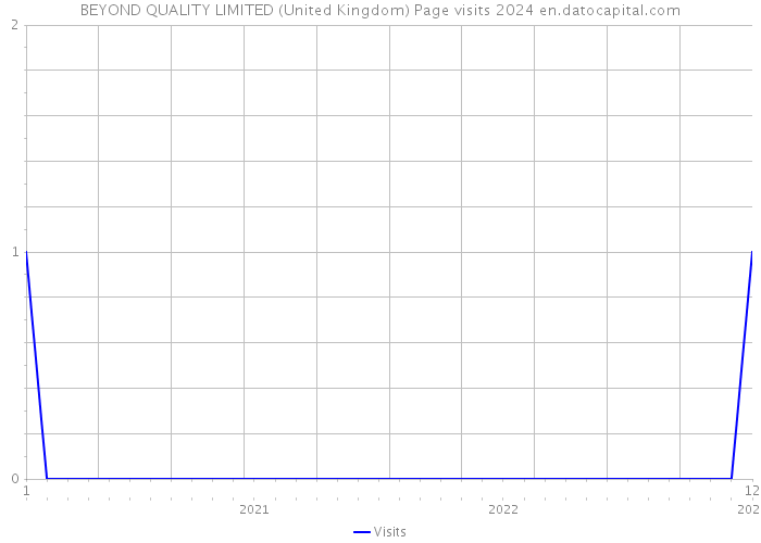 BEYOND QUALITY LIMITED (United Kingdom) Page visits 2024 