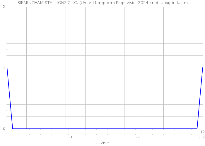 BIRMINGHAM STALLIONS C.I.C. (United Kingdom) Page visits 2024 
