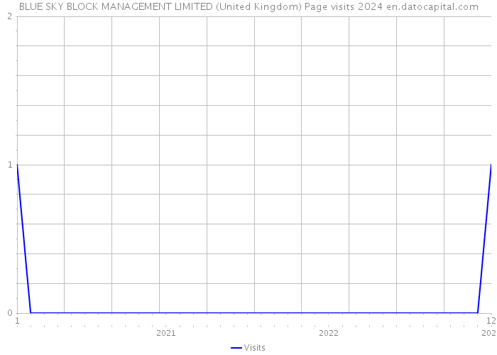 BLUE SKY BLOCK MANAGEMENT LIMITED (United Kingdom) Page visits 2024 
