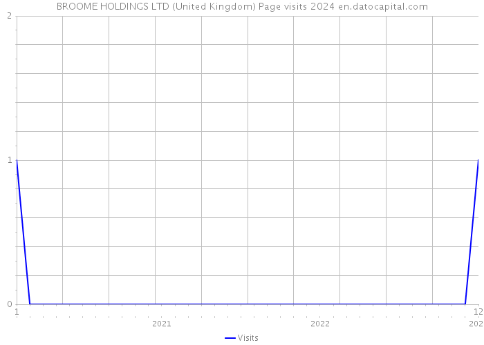 BROOME HOLDINGS LTD (United Kingdom) Page visits 2024 