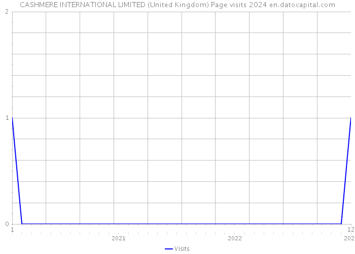 CASHMERE INTERNATIONAL LIMITED (United Kingdom) Page visits 2024 