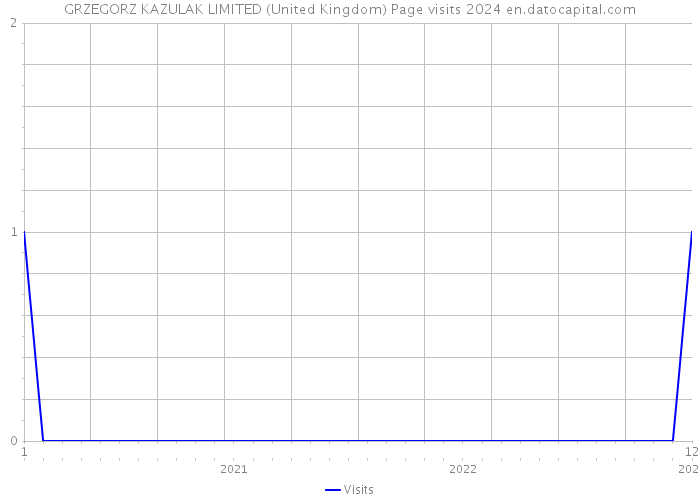 GRZEGORZ KAZULAK LIMITED (United Kingdom) Page visits 2024 