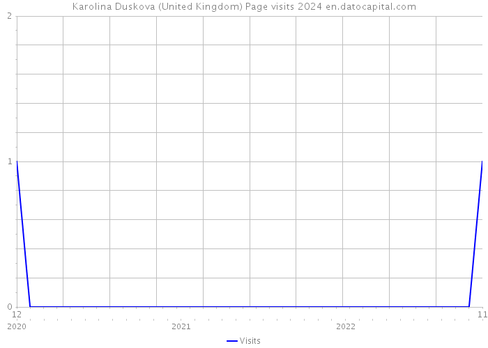 Karolina Duskova (United Kingdom) Page visits 2024 
