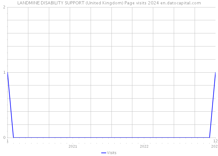 LANDMINE DISABILITY SUPPORT (United Kingdom) Page visits 2024 