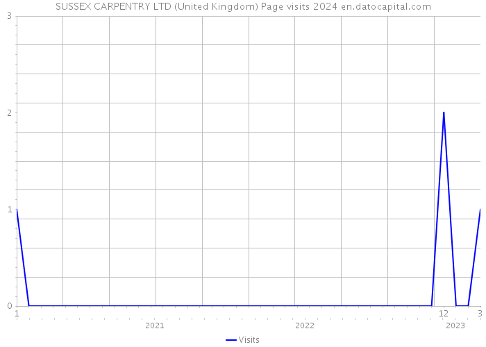 SUSSEX CARPENTRY LTD (United Kingdom) Page visits 2024 