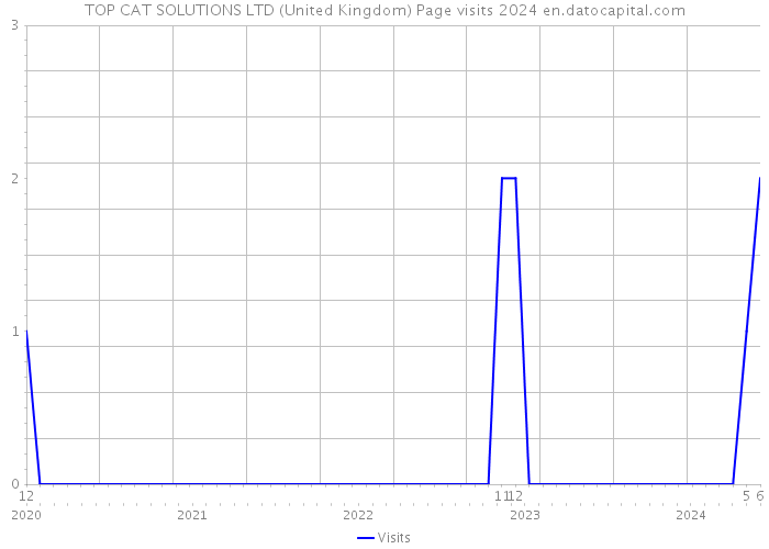 TOP CAT SOLUTIONS LTD (United Kingdom) Page visits 2024 