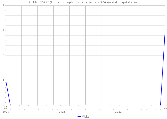 GLEN ESSOR (United Kingdom) Page visits 2024 