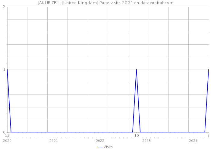JAKUB ZELL (United Kingdom) Page visits 2024 