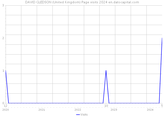 DAVID GLEDSON (United Kingdom) Page visits 2024 