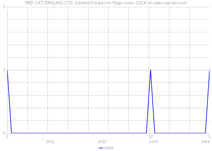 RED CAT DRILLING LTD. (United Kingdom) Page visits 2024 
