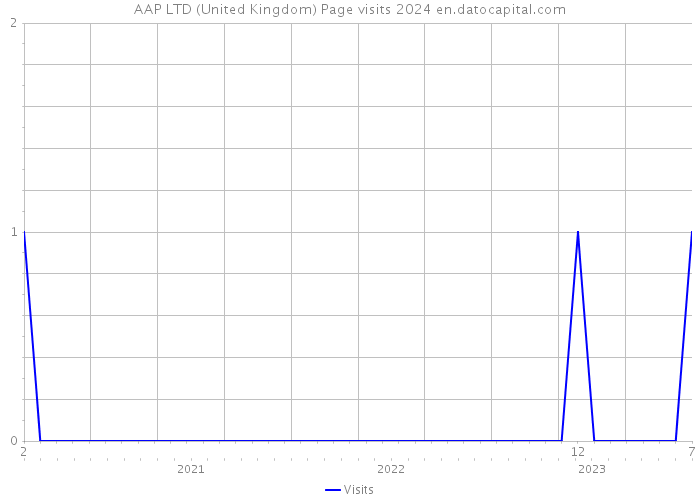 AAP LTD (United Kingdom) Page visits 2024 